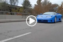 Jay Leno alla guida della Bugatti EB 110 sulle strade californiane [VIDEO]