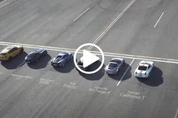 La nuova Kia EV6 elettrica sfida le moderne supercar in una drag race [VIDEO]