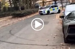 Sfugge alla polizia con la Lamborghini parcheggiata ad hoc [VIDEO]