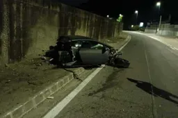 Incidente a Napoli: Lamborghini Huracan spezzata in due
