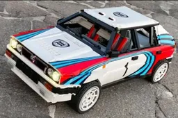 La Lancia Delta Integrale in Lego aspetta l'ufficialità: nostalgia a mattoncini
