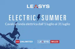 Leasys “Electric Summer”: le promozioni dedicate alla mobilità elettrica