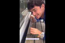 Il dramma di Leclerc: perde gli AirPods, ma risolve così [VIDEO]