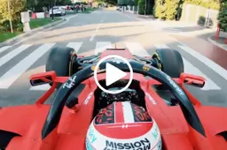Onboard con Charles Leclerc e la SF1000 a Maranello [VIDEO]