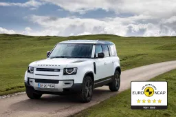 La Nuova Land Rover Defender 110 ottiene le Cinque Stelle Euro NCAP
