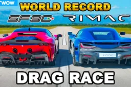 Ferrari SF90 Stradale VS Rimac Nevera: la drag race definitiva [VIDEO]
