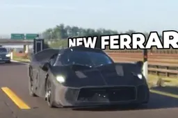 La nuova Icona Ferrari ripresa su strada: indizi dagli specchietti [VIDEO]