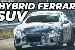 Avvistato il nuovo SUV Ferrari: gira già con il motore ibrido? [VIDEO]