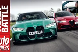 BMW M3 Competition VS Alfa Romeo Giulia Quadrifoglio: una contro l'altra [VIDEO]