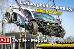 Distrugge un' Aventador in Olanda: le riprese subito dopo l'incidente [VIDEO]