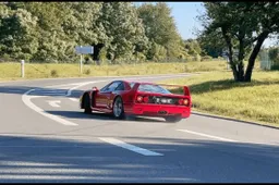 Il più bel POV della Ferrari F40 che esista in rete [VIDEO]