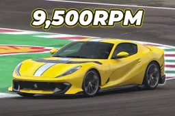 La Ferrari 812 Competizione si scatena a Fiorano: il V12 urla come mai prima d'ora [VIDEO]