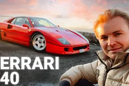 Nico Rosberg entusiasta della F40, con colpo di scena finale [VIDEO]