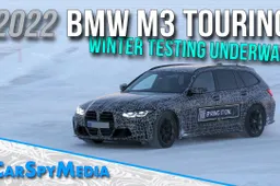 La nuova BMW M3 Touring drifta sulla neve e scalda le attese [VIDEO]