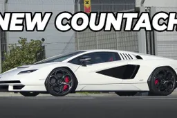La nuova Lamborghini Countach per la prima volta su strada [VIDEO]