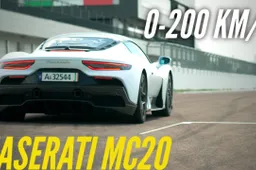 Lo 0-200 km/h della Maserati MC20 visto dall'abitacolo [VIDEO]