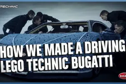 La replica 1:1 in Lego della Bugatti Chiron si muove: ha 5,3 cavalli [VIDEO]