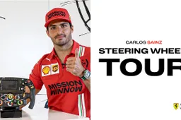 Carlos Sainz ci spiega il volante della Ferrari SF21 [VIDEO]