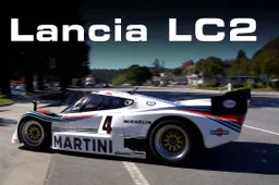 Con una Lancia LC2 ex Le Mans a spasso per le strade pubbliche [VIDEO]