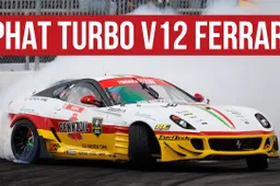 Questa Ferrari 599 preparata dimostra cosa sa fare in derapata [VIDEO]