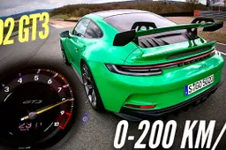 Porsche 911 GT3: lo scatto 0-200 km/h è davvero fulmineo [VIDEO]