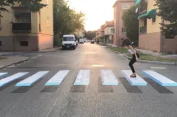 Le Strisce pedonali 3D arrivano a Trieste