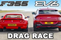 Può una Ferrari d’epoca battere una Kia EV6 in accelerazione? [VIDEO]