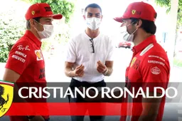 Cristiano Ronaldo a "scuola guida" con la sua Ferrari Monza SP2: insegnanti d'eccezione [VIDEO]