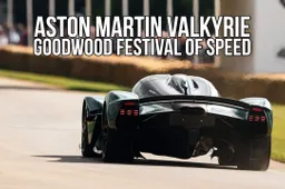 Debutto esaltante per l'Aston Martin Valkyrie: finalmente può mostrarsi al grande pubblico [VIDEO]