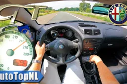 Con il Busso Alfa Romeo in Autobahn? Onore al V6 italiano [VIDEO]
