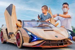 Il giocattolo che tutti i bambini vorrebbero ricevere: una Lamborghini Sian in legno [VIDEO]