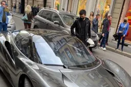 Steven Zhang e la supercar per fare shopping: è sua la McLaren Speedtail avvistata a Milano