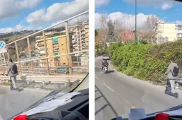 Sulla superstrada in monopattino? A Napoli è successo [VIDEO]