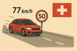 Multa da record, in Svizzera, per aver superato il limite di 27 km/h
