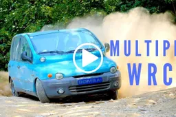 Fiat Multipla Drift: di traverso e a tutto gas [VIDEO]