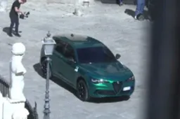 Alfa Romeo gira il nuovo spot di Stelvio Quadrifoglio 2023 a Palermo