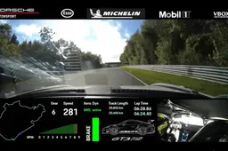 Non fa il record, ma l'onboard della Porsche 911 GT3 RS impressiona