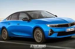 Opel Astra berlina: ecco come potrebbe essere col terzo volume [RENDER]
