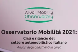 Osservatorio Mobilità 2021: crisi e rilancio del settore nello studio di Arval Mobility