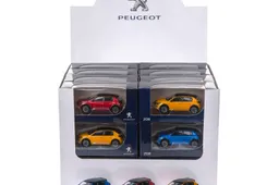 Peugeot 208: presentati i modellini in scala della citycar francese