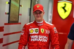 Primi giri in pista per Mick Schumacher sulla Ferrari
