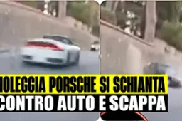 Incidente choc a Marino: Porsche noleggiata si schianta a folle velocità, grave un 81enne [VIDEO]