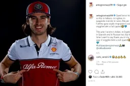 Antonio Giovinazzi ringrazia a modo suo: il post su Instagram tutto da ridere!