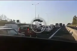 Pasqua-Coronavirus: auto in coda sul Raccordo Anulare di Roma [VIDEO]