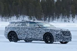 Range Rover elettrica: le prime foto spia del SUV inglese a zero emissioni