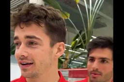 La reazione di Leclerc e Sainz davanti alla nuova Ferrari F1-75 è impagabile [VIDEO]