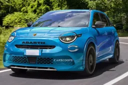 Abarth 600e: il render del crossover elettrico sarà presto realtà?
