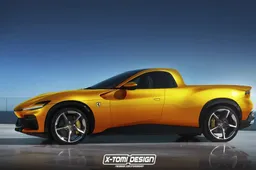 Ferrari Purosangue: ecco il render della versione pickup