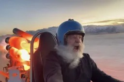 Un go-kart con tre razzi jet: l’ultima invenzione di Rocketman [VIDEO]