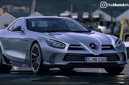 Mercedes SRL: un designer immagina come potrebbe apparire oggi